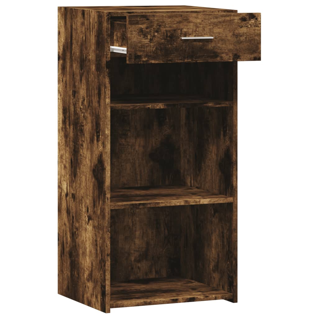 Buffet chêne fumé 45x42,5x93 cm bois d'ingénierie - XIOS
