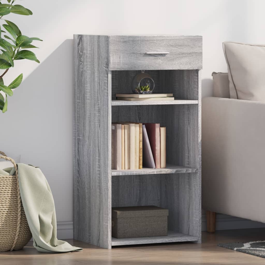 Buffet sonoma gris 45x42,5x93 cm bois d'ingénierie - XIOS