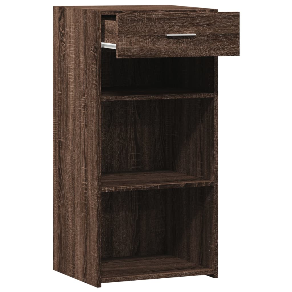 Buffet chêne marron 45x42,5x93 cm bois d'ingénierie - XIOS