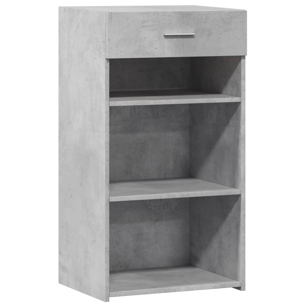 Buffet gris béton 50x42,5x93 cm bois d'ingénierie - XIOS
