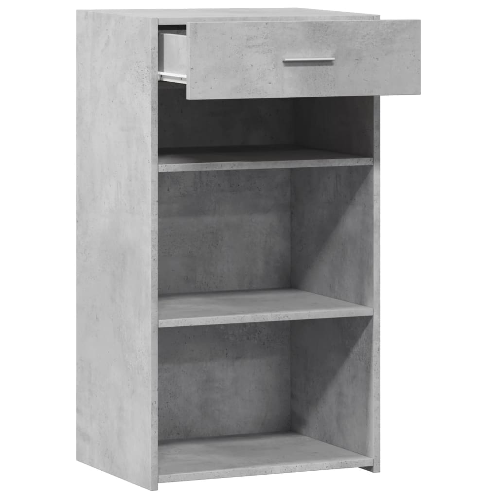 Buffet gris béton 50x42,5x93 cm bois d'ingénierie - XIOS