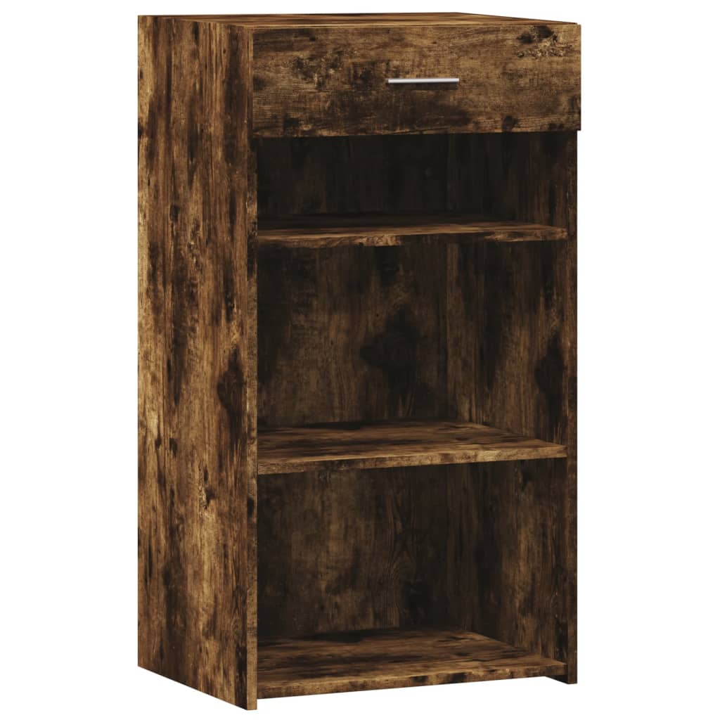 Buffet chêne fumé 50x42,5x93 cm bois d'ingénierie - XIOS