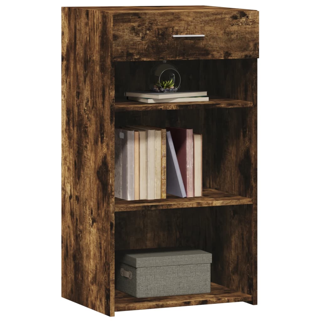 Buffet chêne fumé 50x42,5x93 cm bois d'ingénierie - XIOS