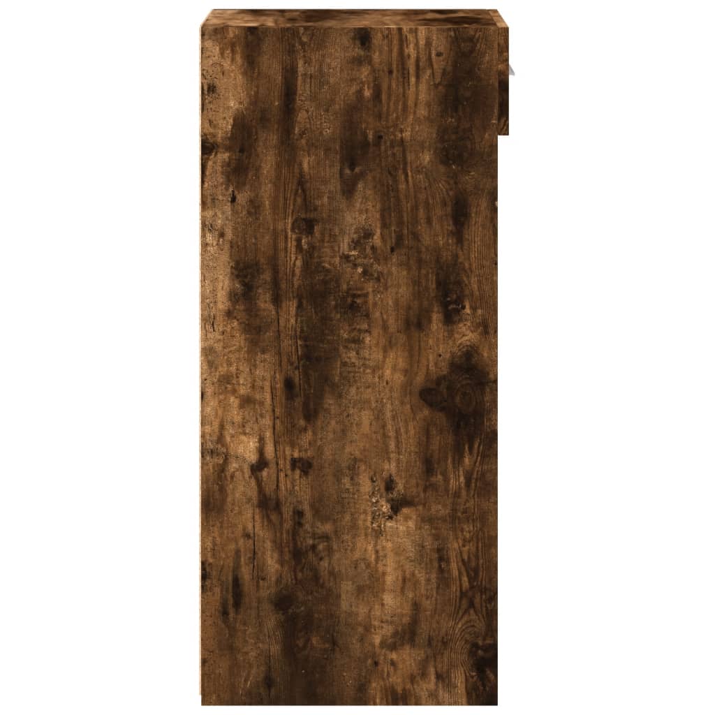 Buffet chêne fumé 50x42,5x93 cm bois d'ingénierie - XIOS