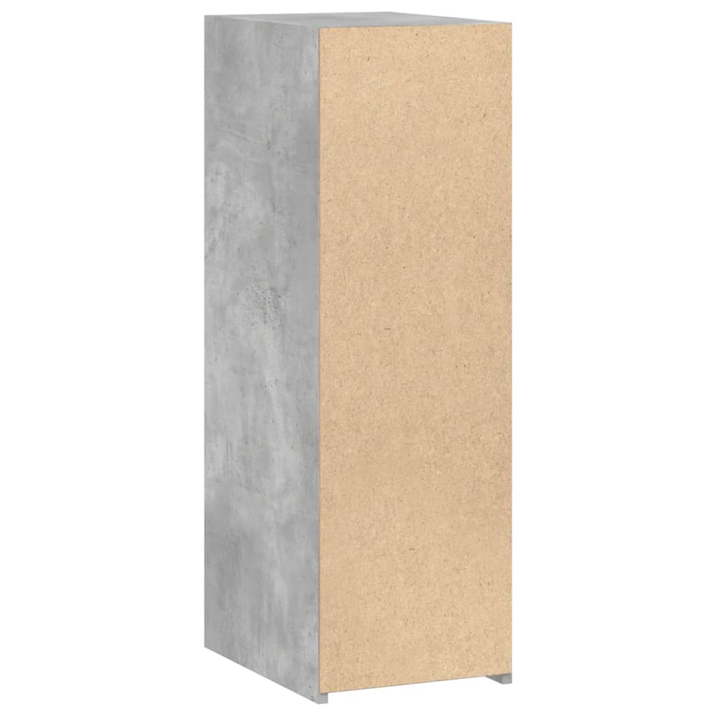 Buffet gris béton 30x41x93 cm bois d'ingénierie - XIOS