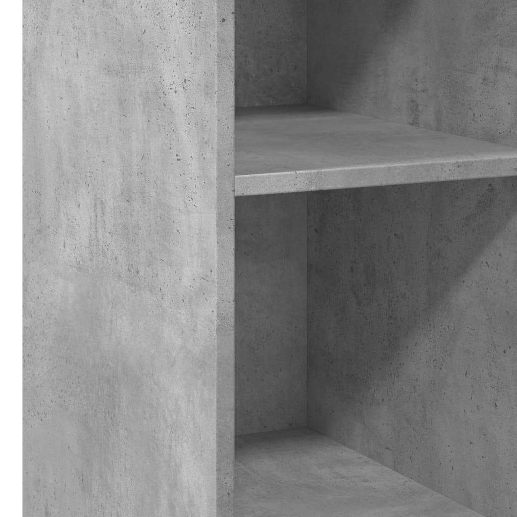 Buffet gris béton 30x41x93 cm bois d'ingénierie - XIOS