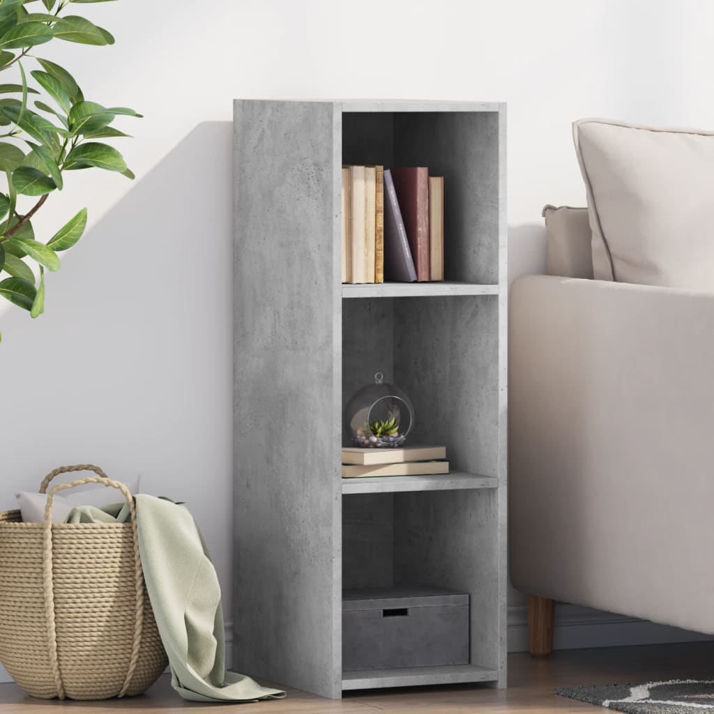 Buffet gris béton 30x41x93 cm bois d'ingénierie - XIOS