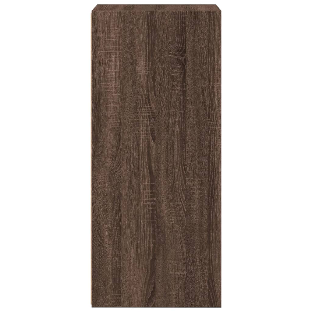 Buffet chêne marron 40x41x93 cm bois d'ingénierie - XIOS