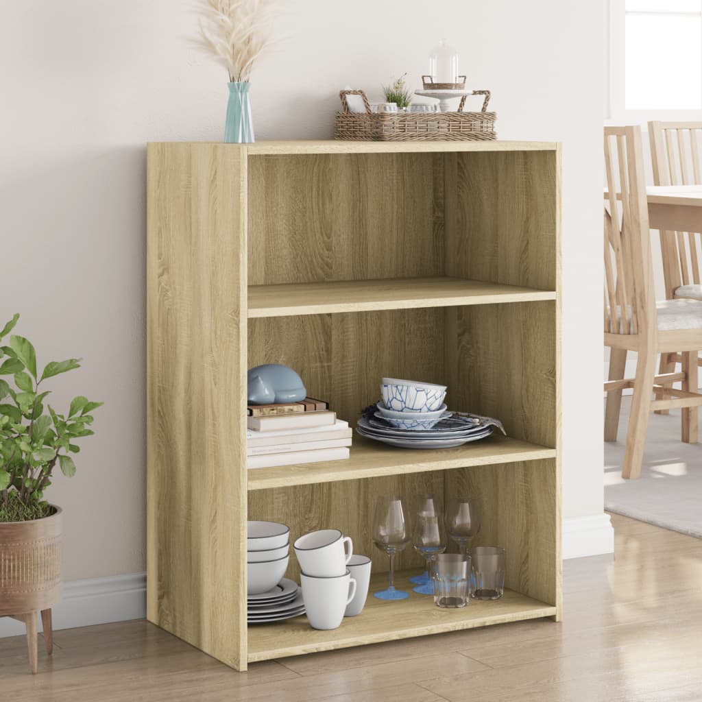 Buffet chêne sonoma 70x41x93 cm bois d'ingénierie - XIOS