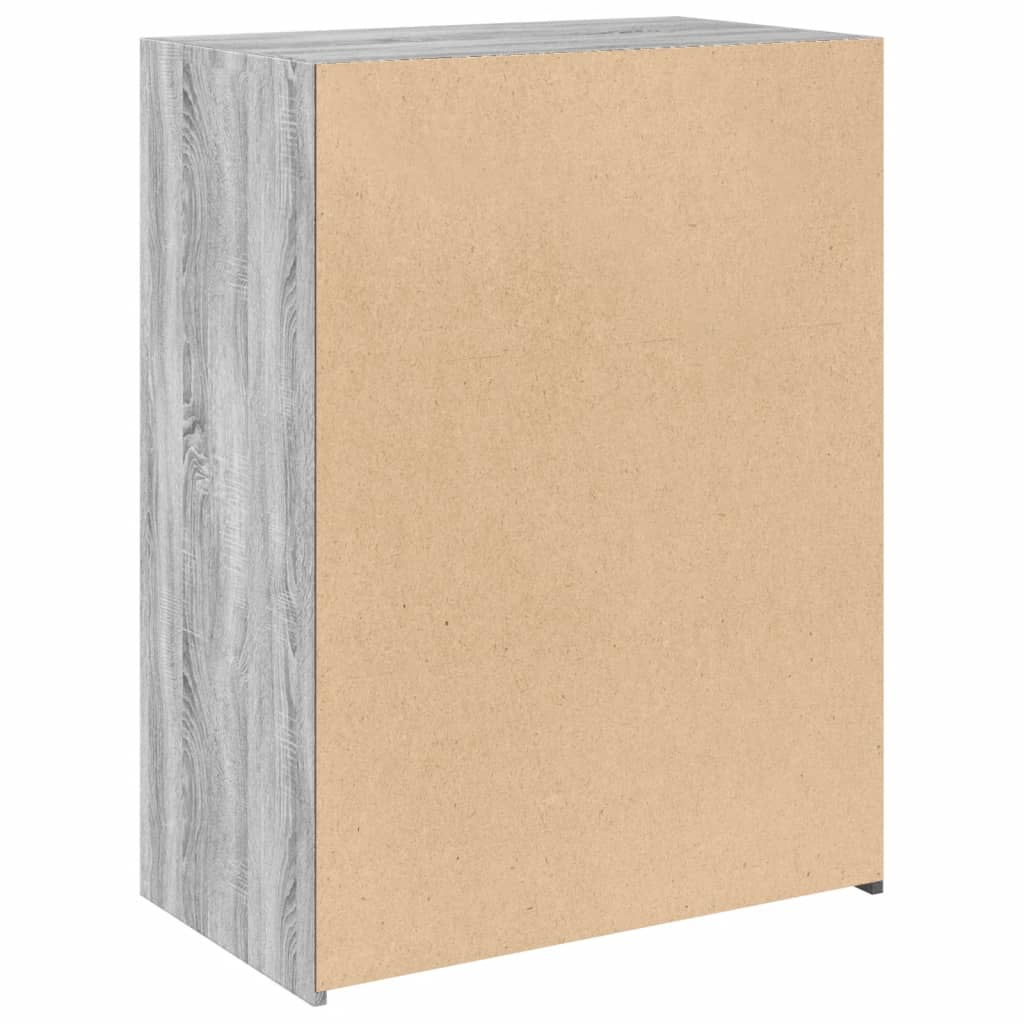 Buffet sonoma gris 70x41x93 cm bois d'ingénierie - XIOS