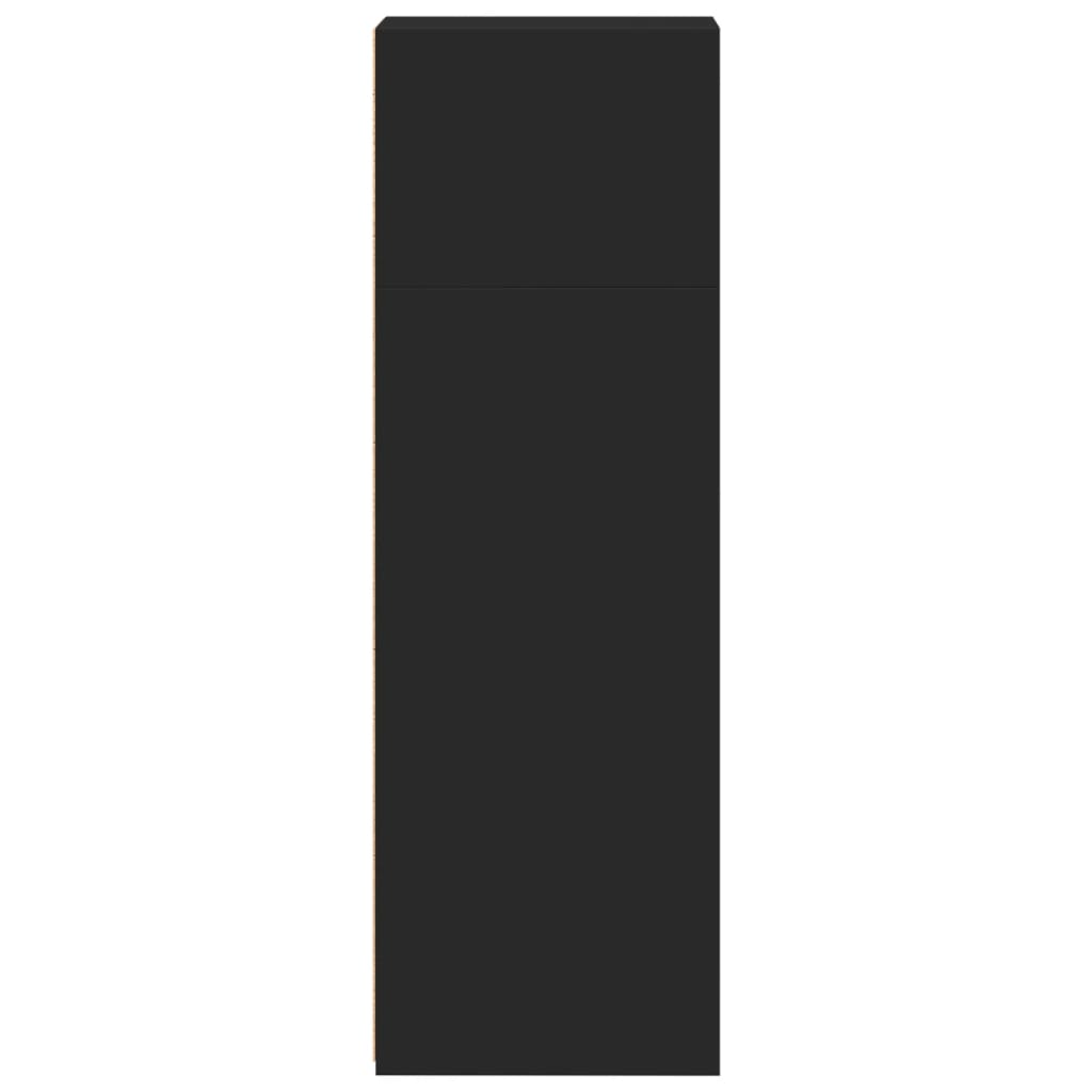 Buffet noir 30x41x124 cm bois d'ingénierie - XIOS