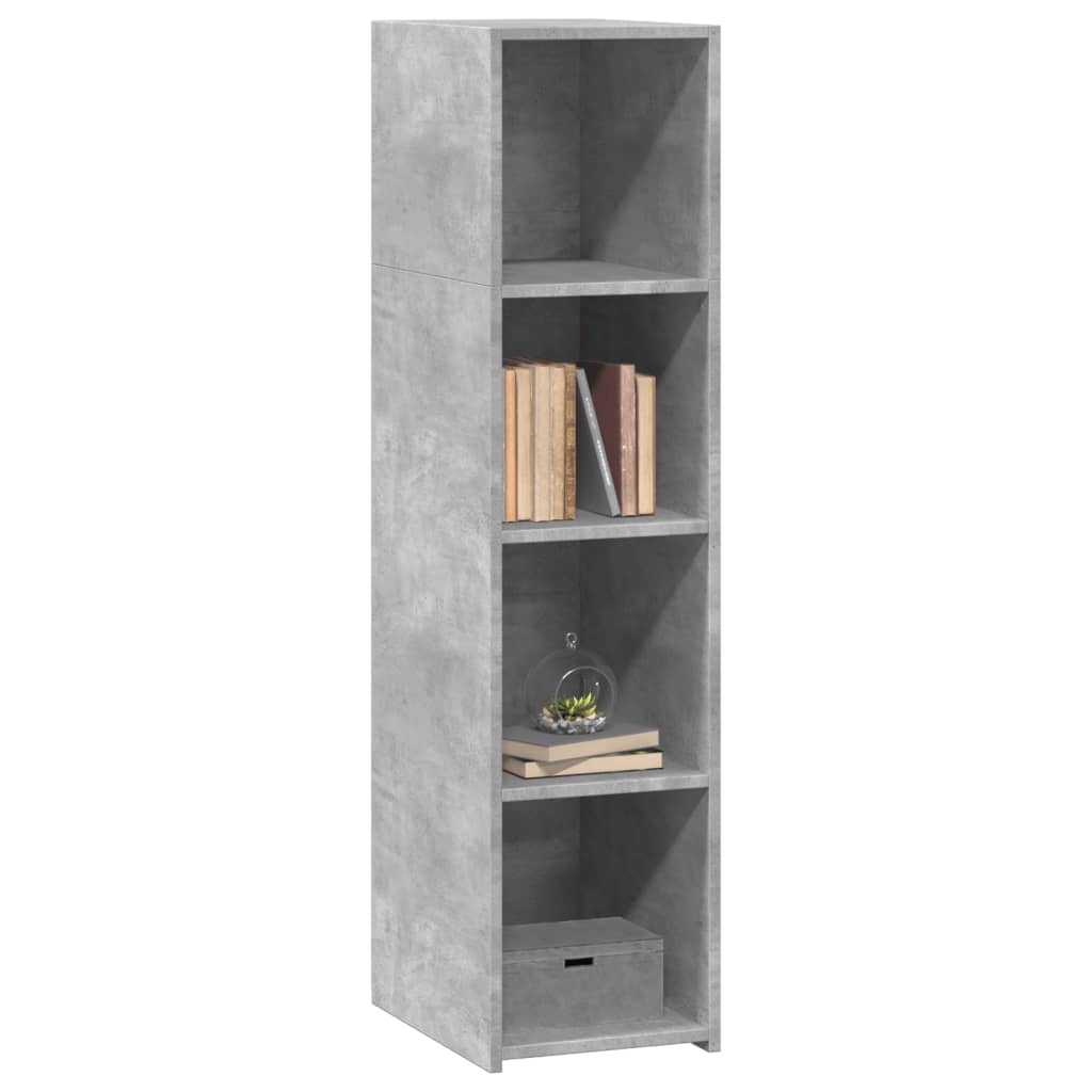 Buffet gris béton 30x41x124 cm bois d'ingénierie - XIOS