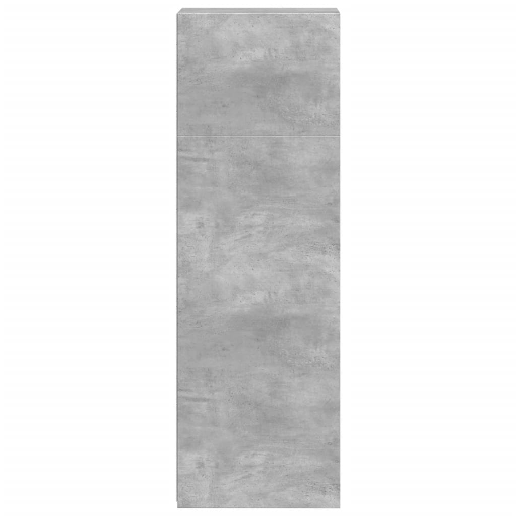 Buffet gris béton 30x41x124 cm bois d'ingénierie - XIOS