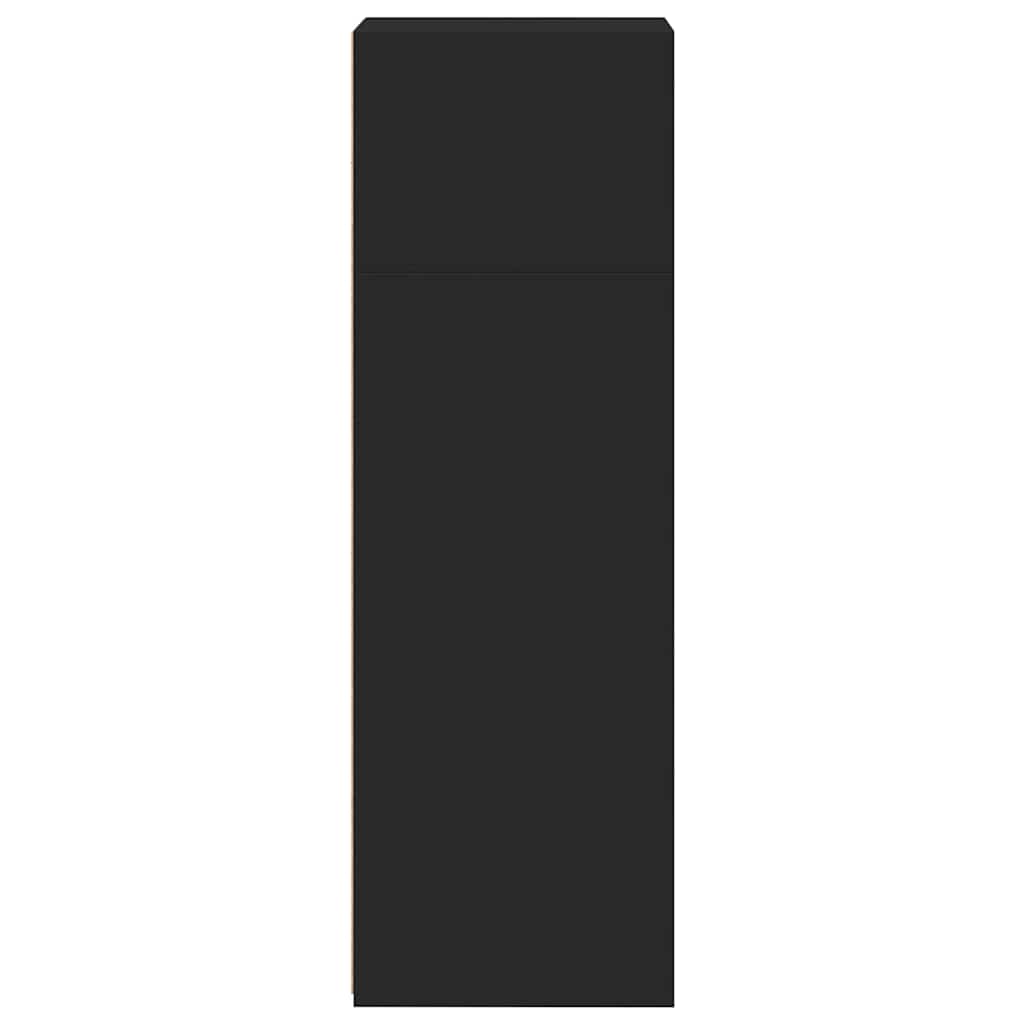 Buffet noir 40x41x124 cm bois d'ingénierie - XIOS
