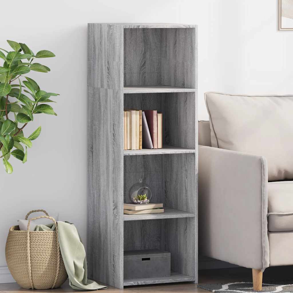 Buffet haut sonoma gris 40x41x124 cm bois d'ingénierie - XIOS