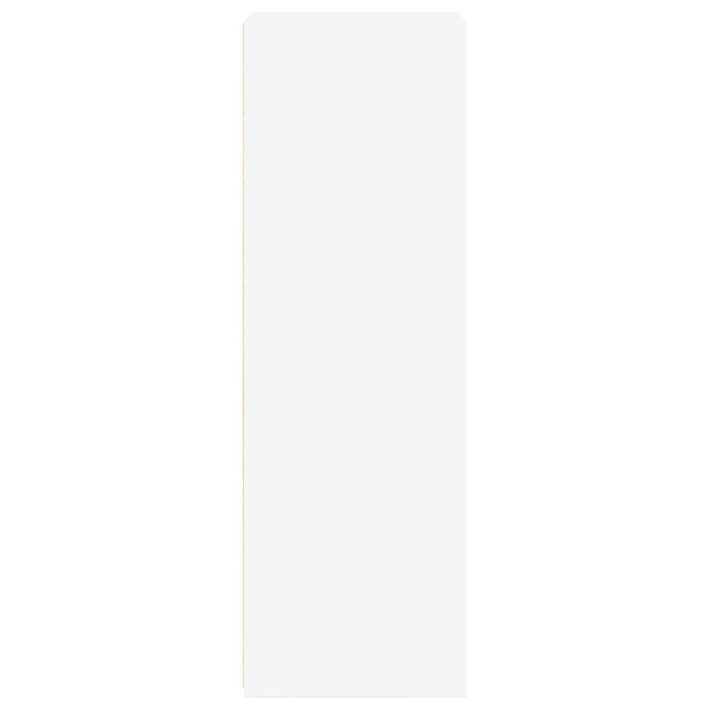Buffet haut blanc 45x41x124 cm bois d'ingénierie