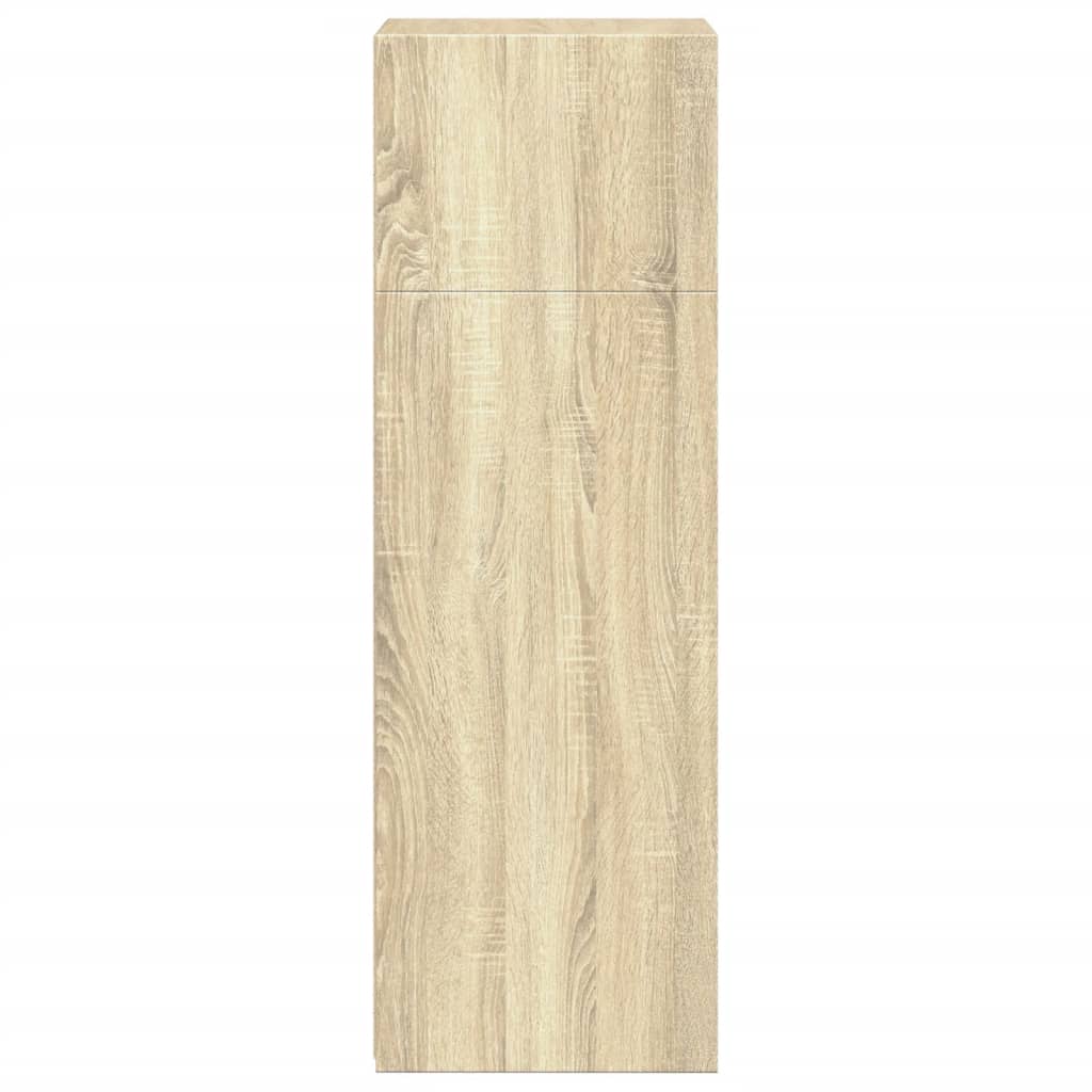 Buffet haut chêne sonoma 45x41x124 cm bois d'ingénierie - XIOS