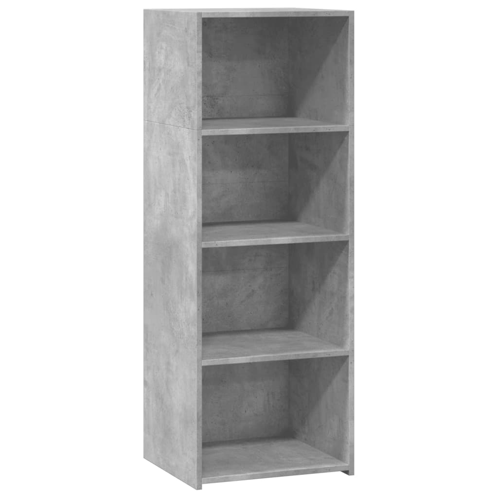 Buffet haut gris béton 45x41x124 cm bois d'ingénierie - XIOS