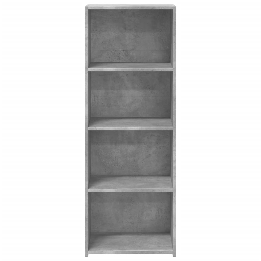 Buffet haut gris béton 45x41x124 cm bois d'ingénierie - XIOS