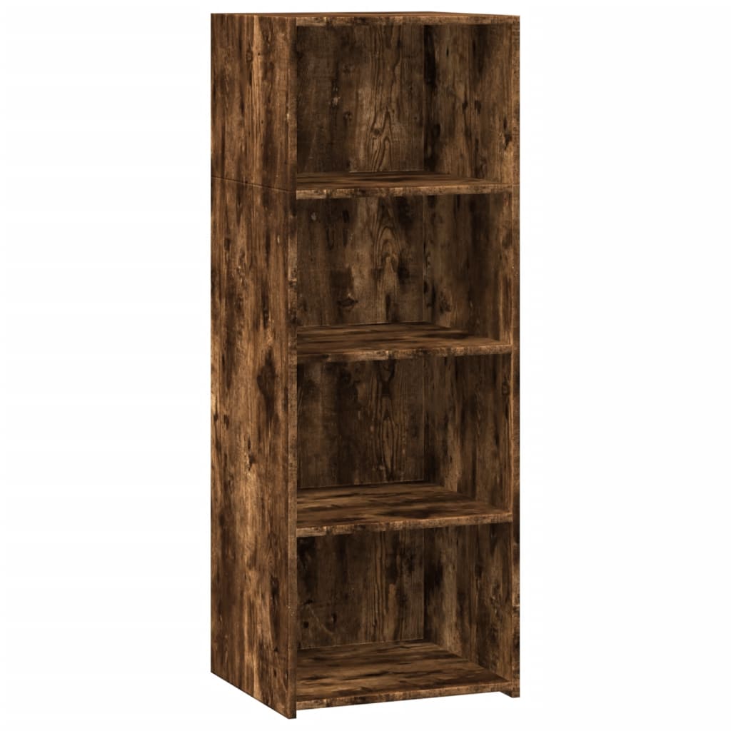 Buffet haut chêne fumé 45x41x124 cm bois d'ingénierie - XIOS