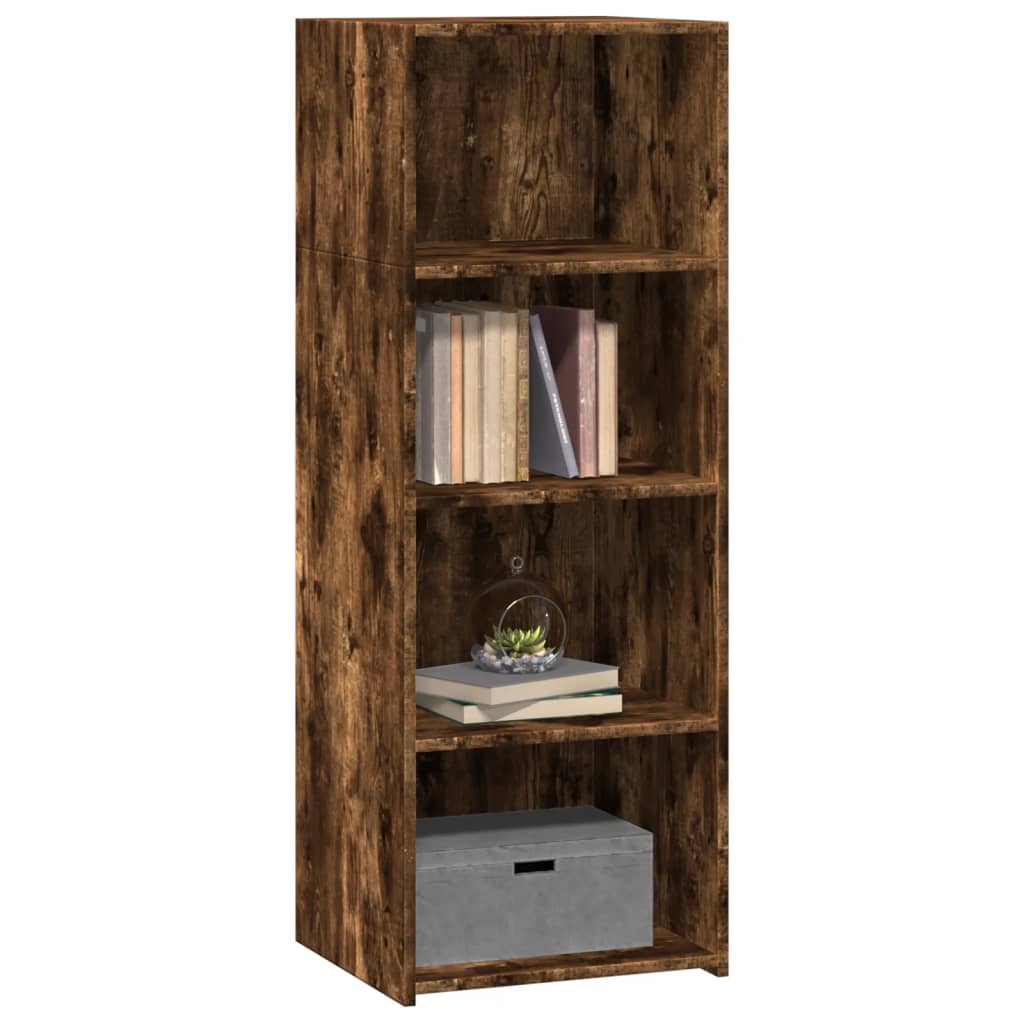 Buffet haut chêne fumé 45x41x124 cm bois d'ingénierie - XIOS