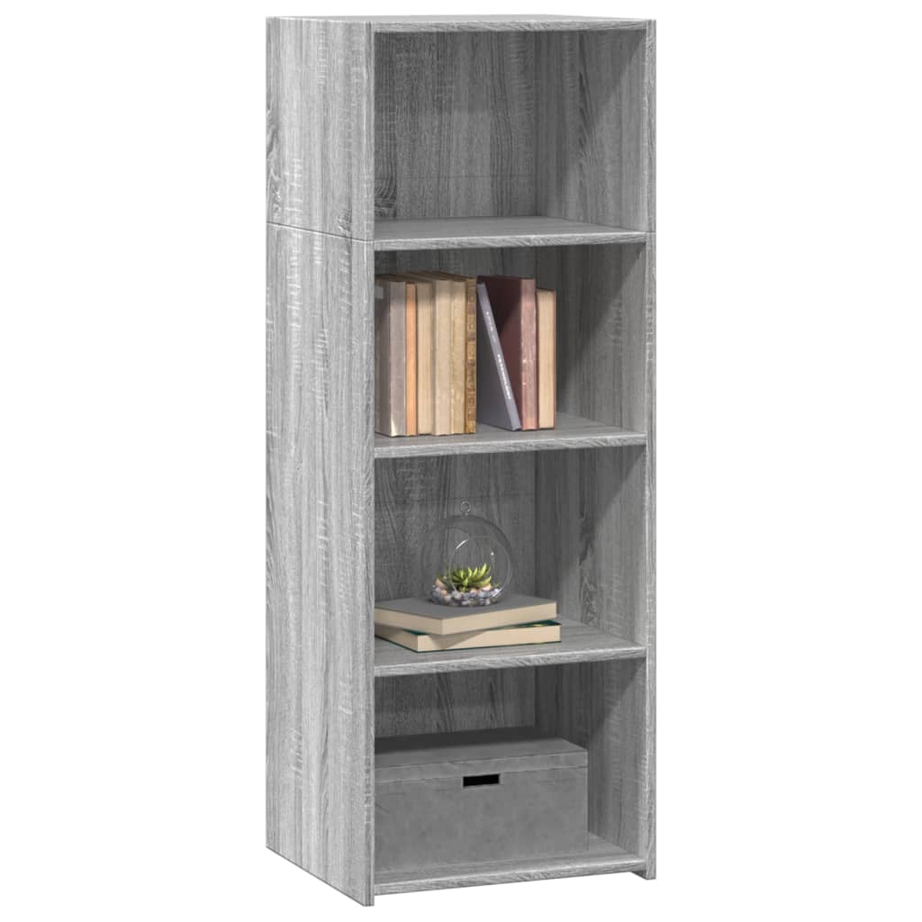 Buffet haut sonoma gris 45x41x124 cm bois d'ingénierie - XIOS