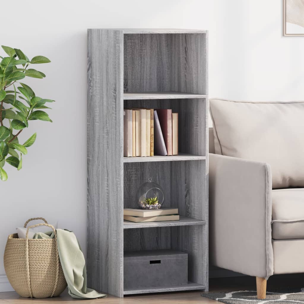 Buffet haut sonoma gris 45x41x124 cm bois d'ingénierie - XIOS