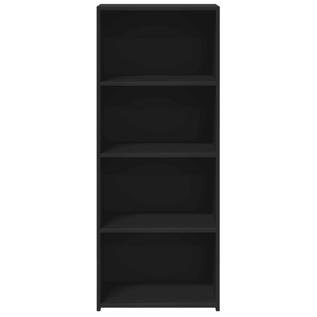 Buffet haut noir 50x41x124 cm bois d'ingénierie - XIOS