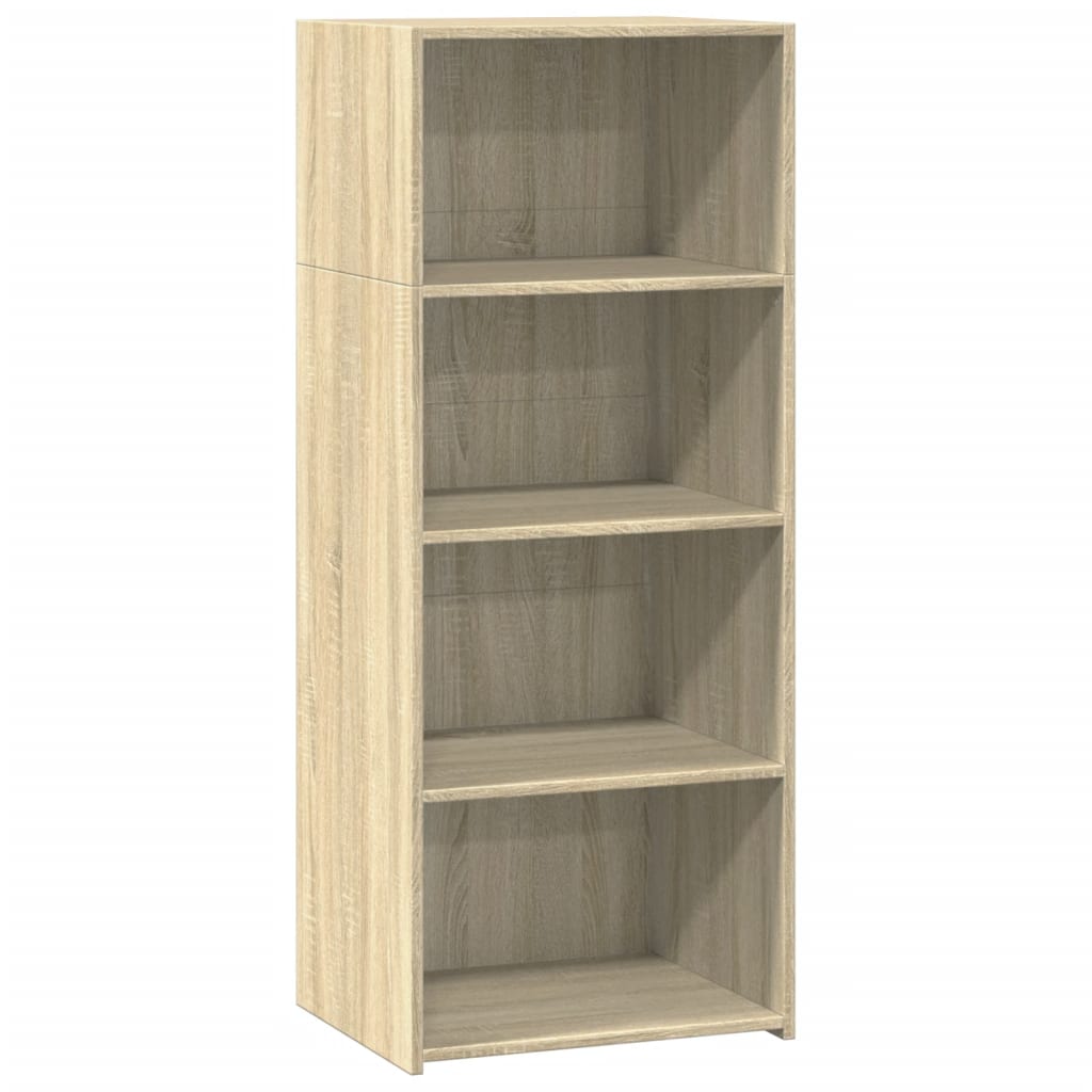 Buffet haut chêne sonoma 50x41x124 cm bois d'ingénierie - XIOS