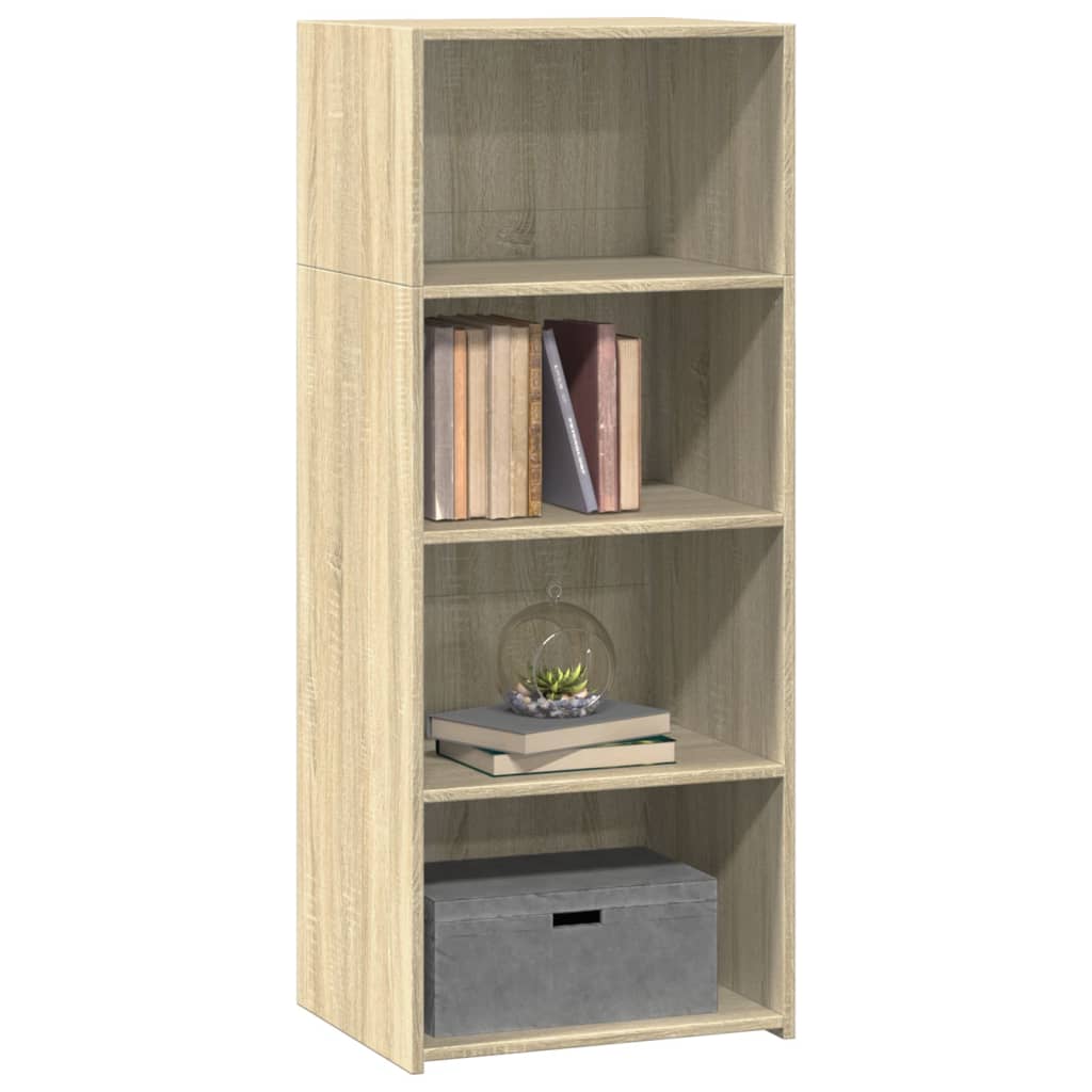 Buffet haut chêne sonoma 50x41x124 cm bois d'ingénierie - XIOS