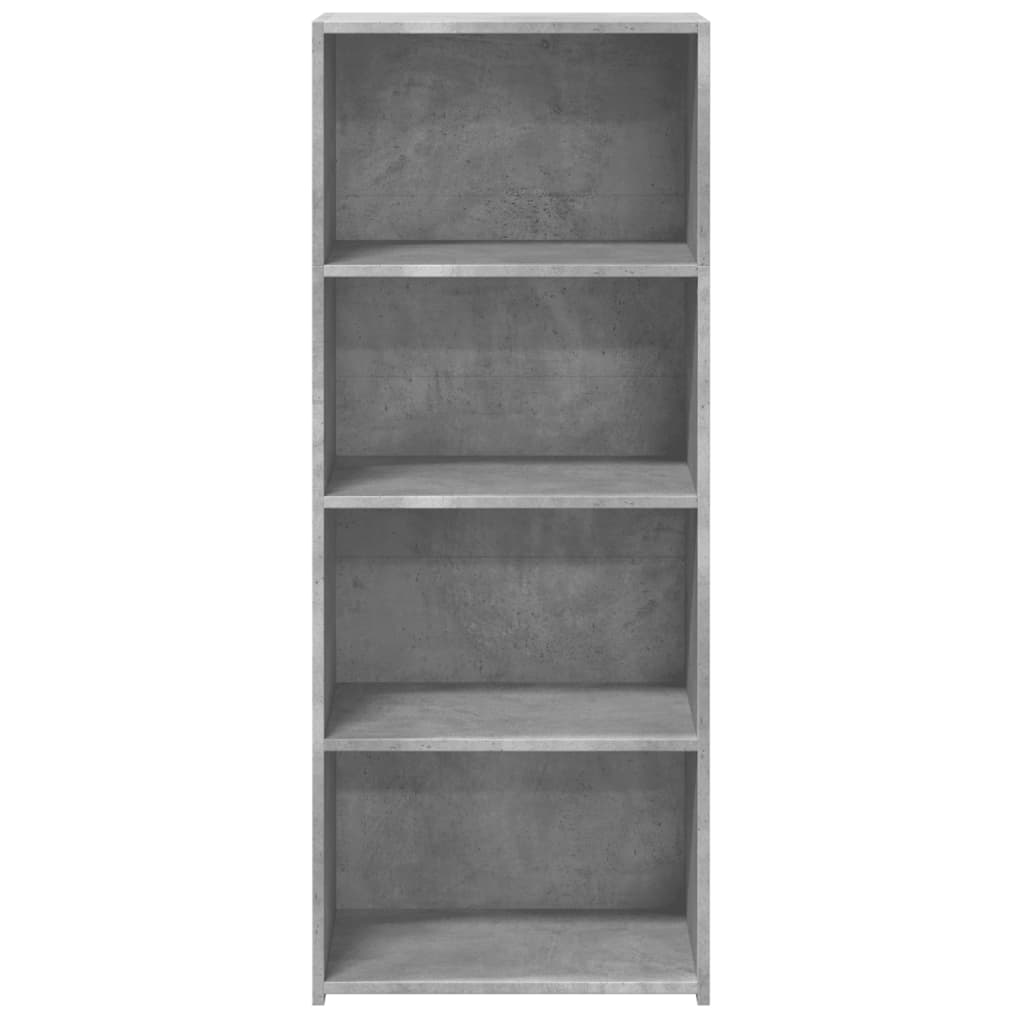 Buffet haut gris béton 50x41x124 cm bois d'ingénierie - XIOS