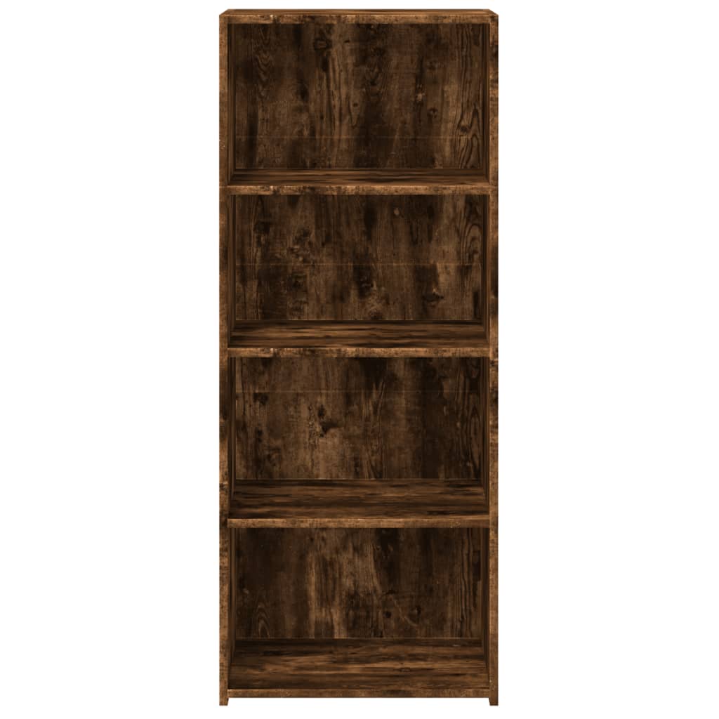 Buffet haut chêne fumé 50x41x124 cm bois d'ingénierie - XIOS