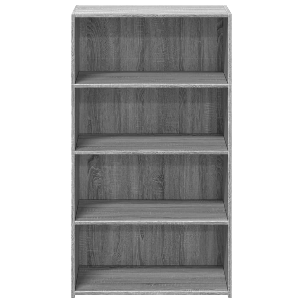 Buffet haut sonoma gris 70x41x124 cm bois d'ingénierie - XIOS