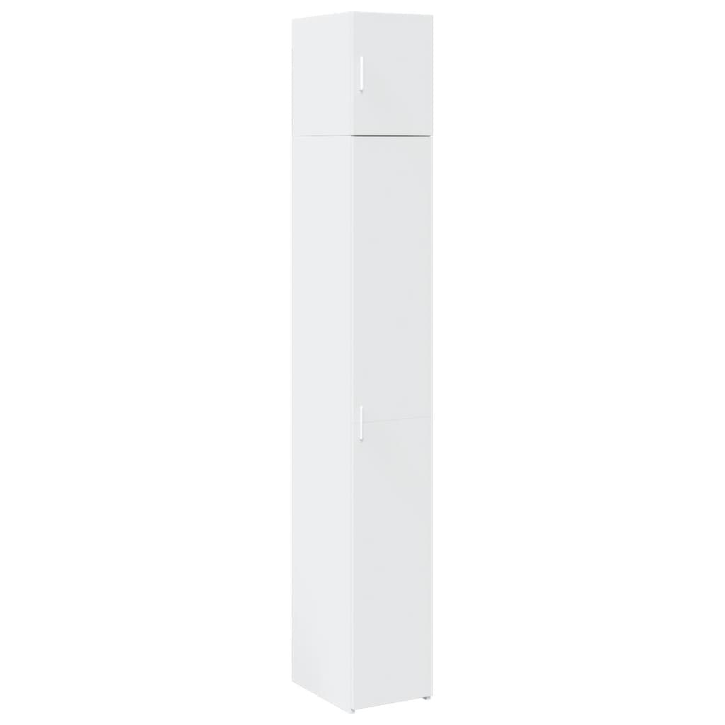 Armoire de rangement mince blanc 30x42,5x225 cm - XIOS