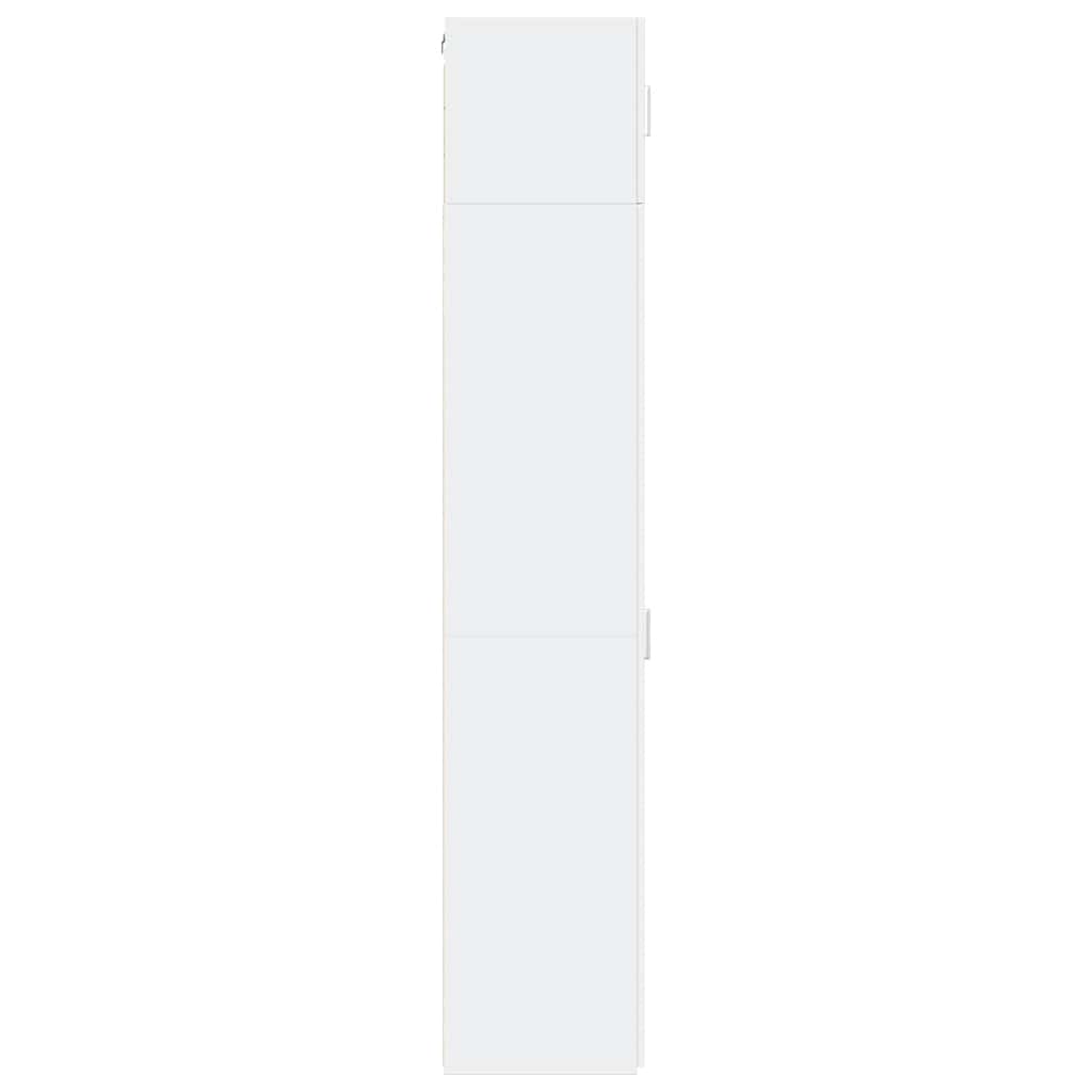 Armoire de rangement mince blanc 30x42,5x225 cm - XIOS