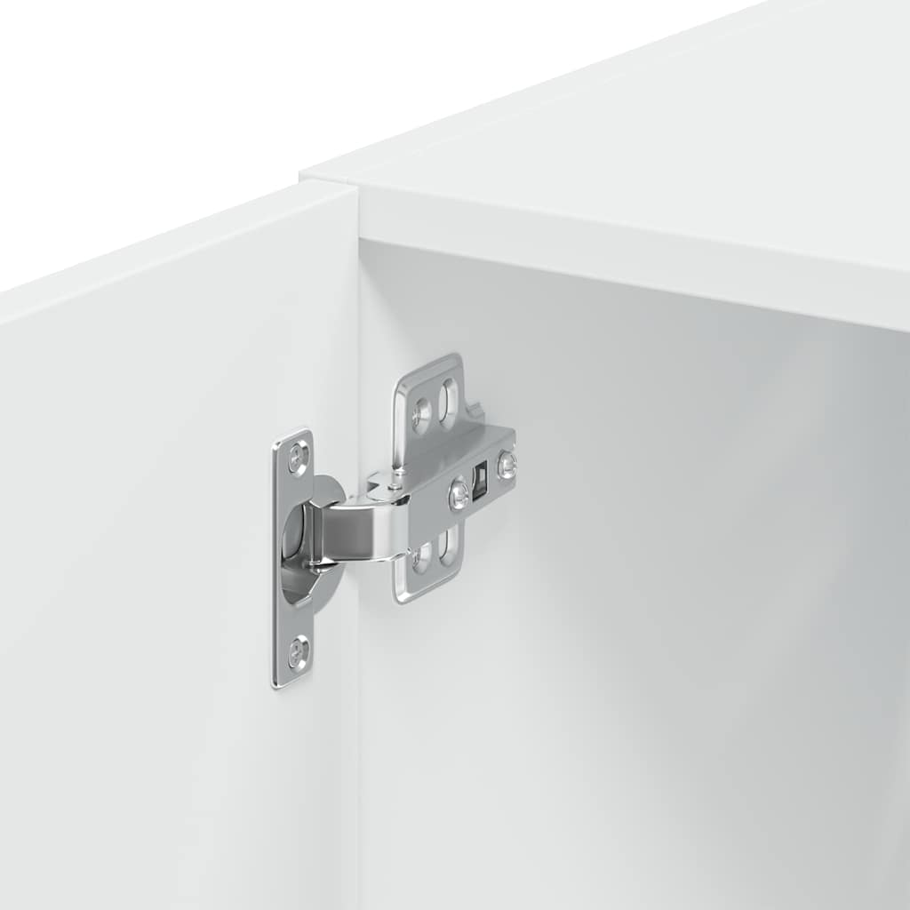 Armoire de rangement mince blanc 30x42,5x225 cm - XIOS