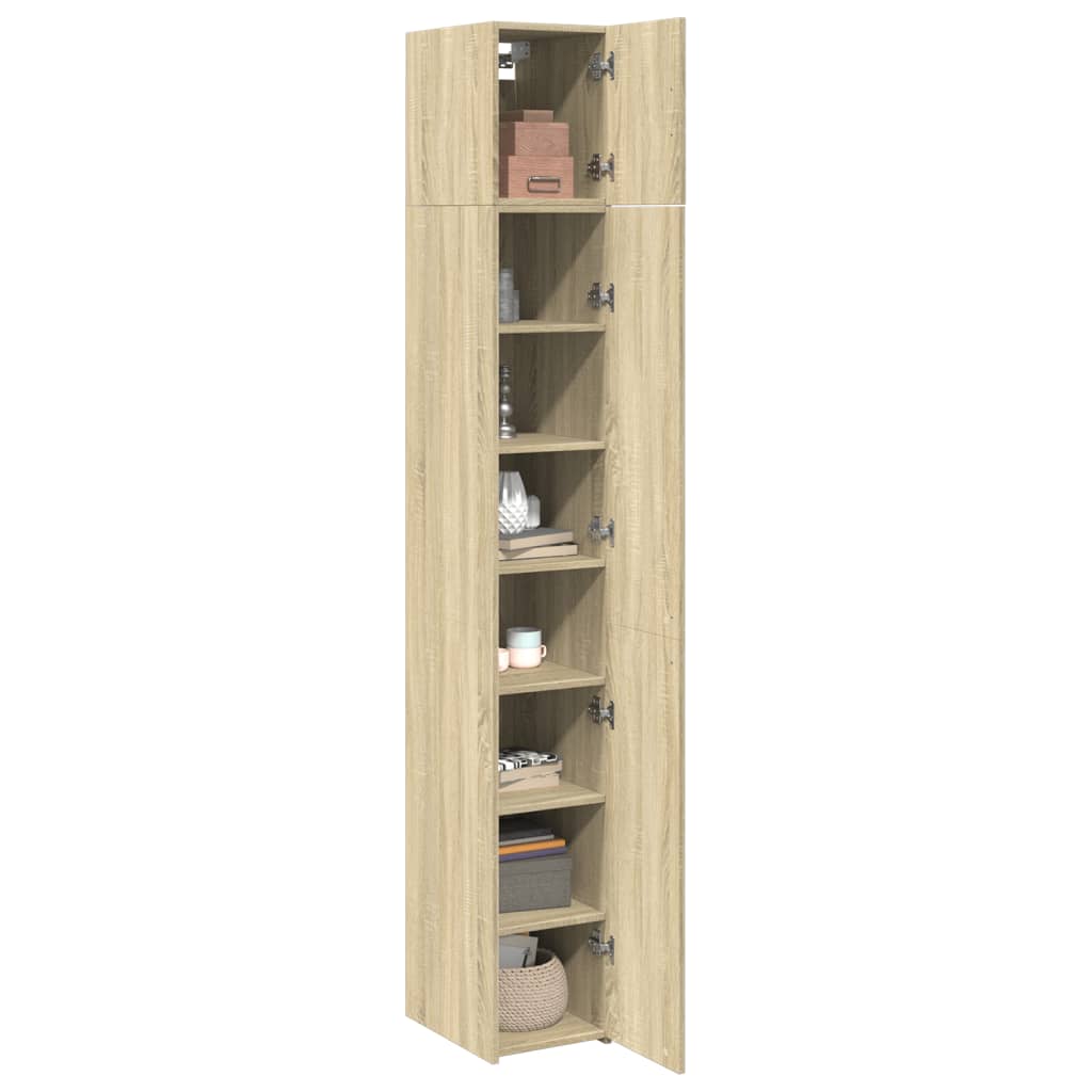Armoire de rangement mince chêne sonoma 30x42,5x225 cm - XIOS