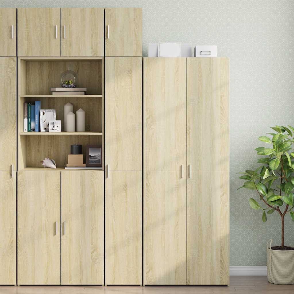 Armoire de rangement mince chêne sonoma 30x42,5x225 cm - XIOS