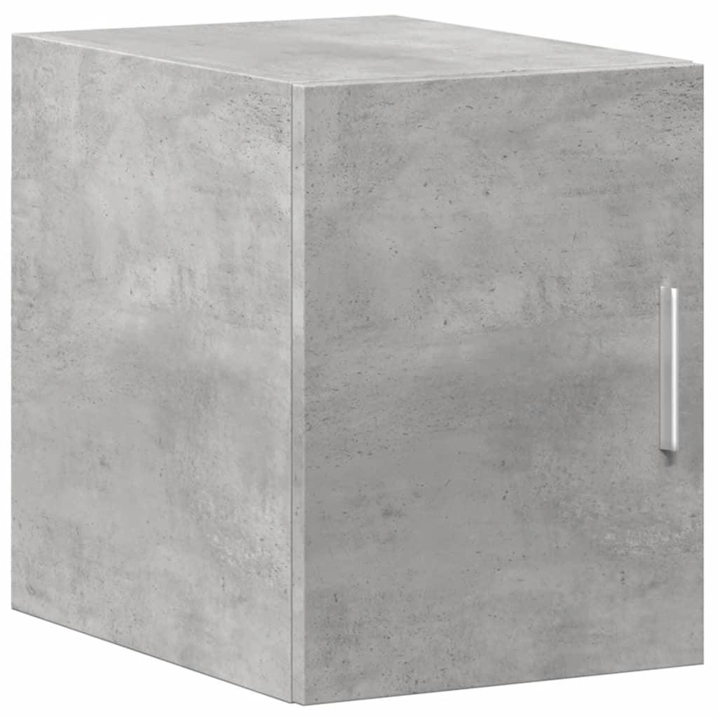 Armoire de rangement mince gris béton 30x42,5x225 cm - XIOS