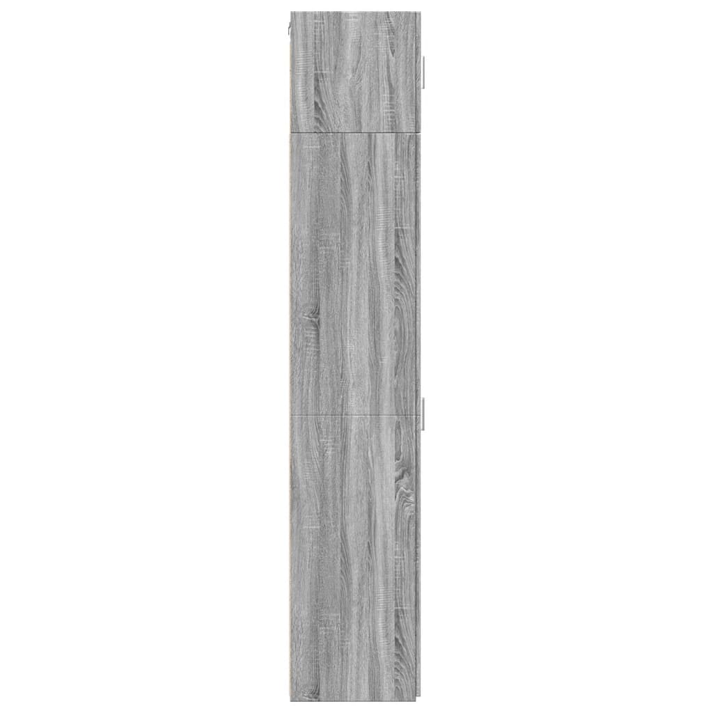Armoire de rangement mince sonoma gris 30x42,5x225 cm - XIOS