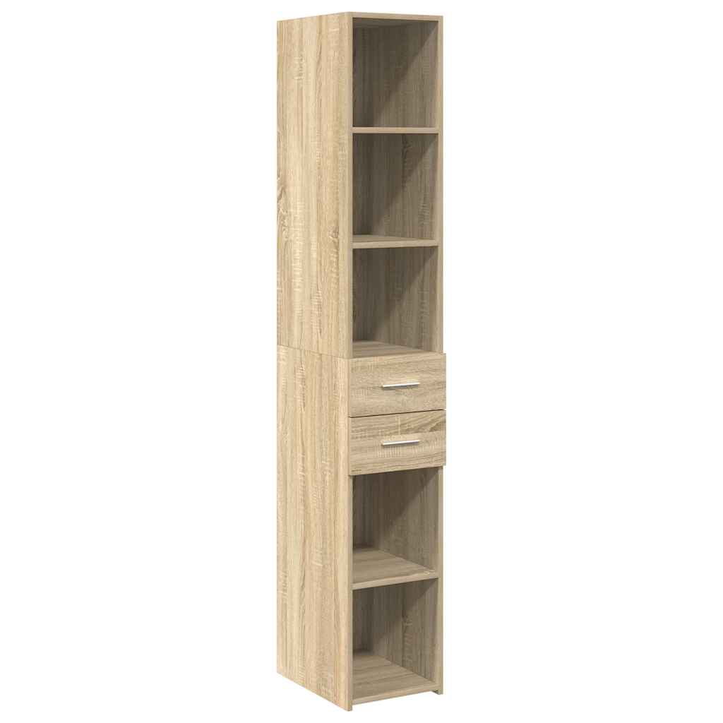 Armoire de rangement mince chêne sonoma 30x42,5x225 cm - XIOS