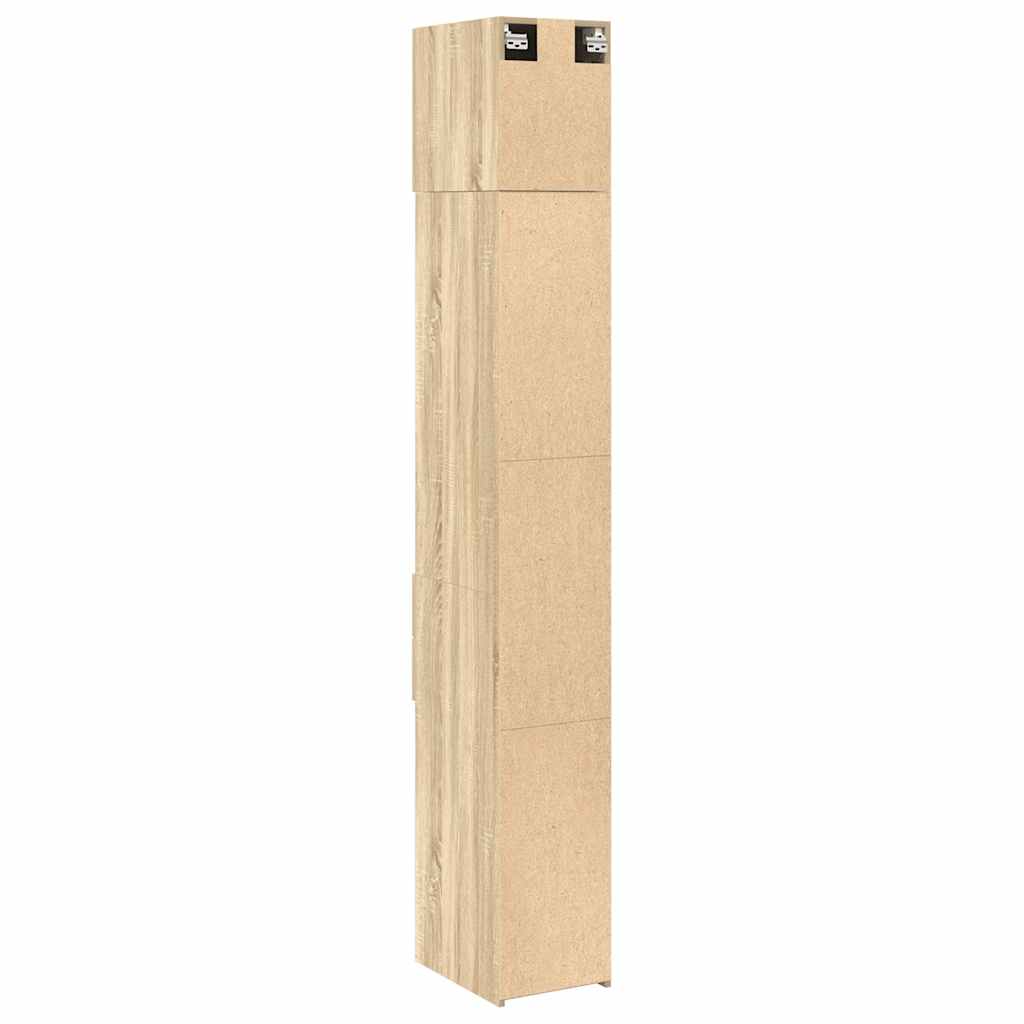 Armoire de rangement mince chêne sonoma 30x42,5x225 cm - XIOS