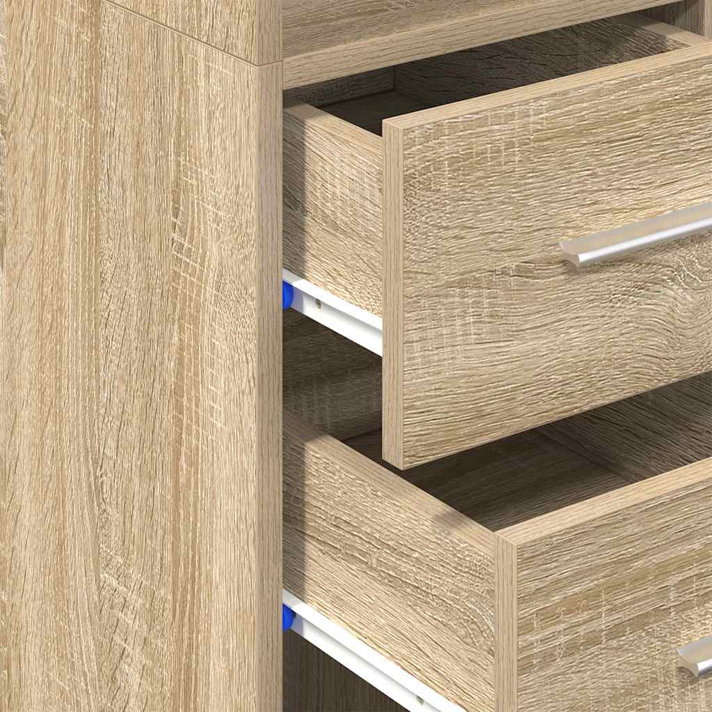 Armoire de rangement mince chêne sonoma 30x42,5x225 cm - XIOS
