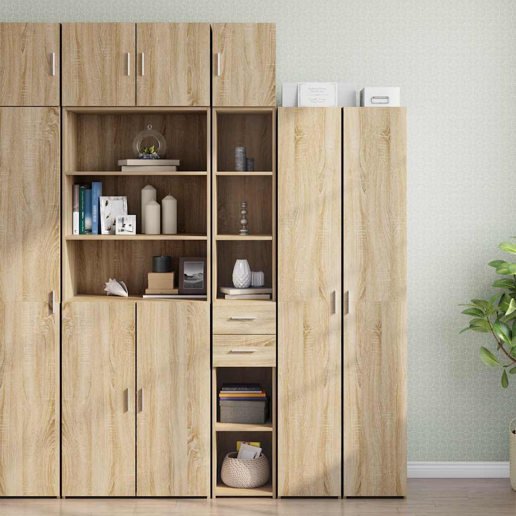 Armoire de rangement mince chêne sonoma 30x42,5x225 cm - XIOS