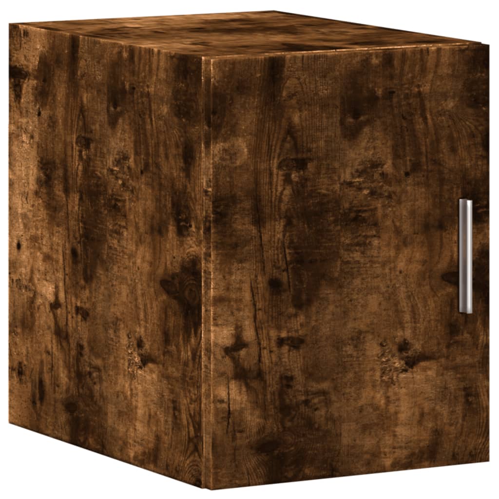 Armoire de rangement mince chêne fumé 30x42,5x225 cm - XIOS
