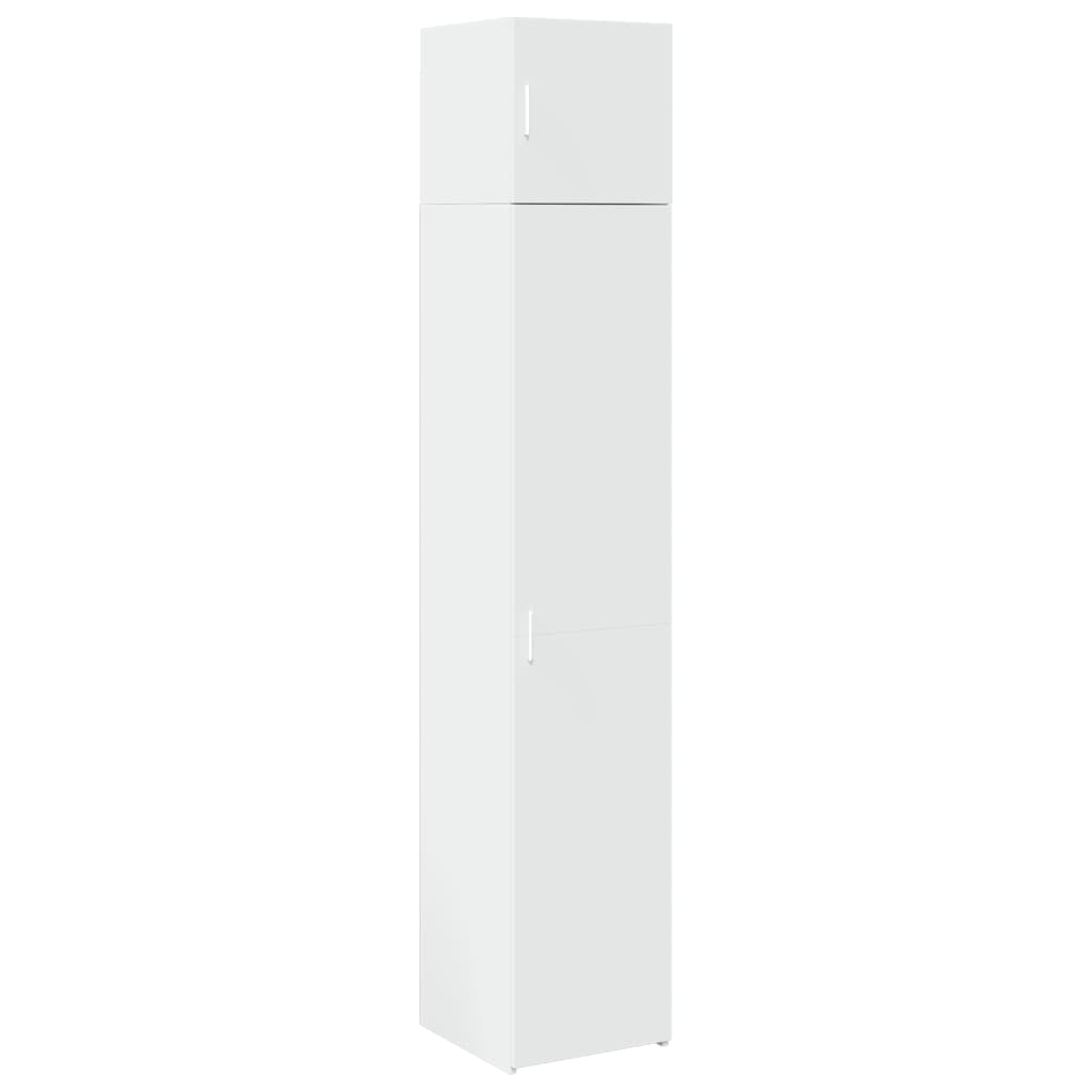 Armoire de rangement mince blanc 40x42,5x225 cm - XIOS