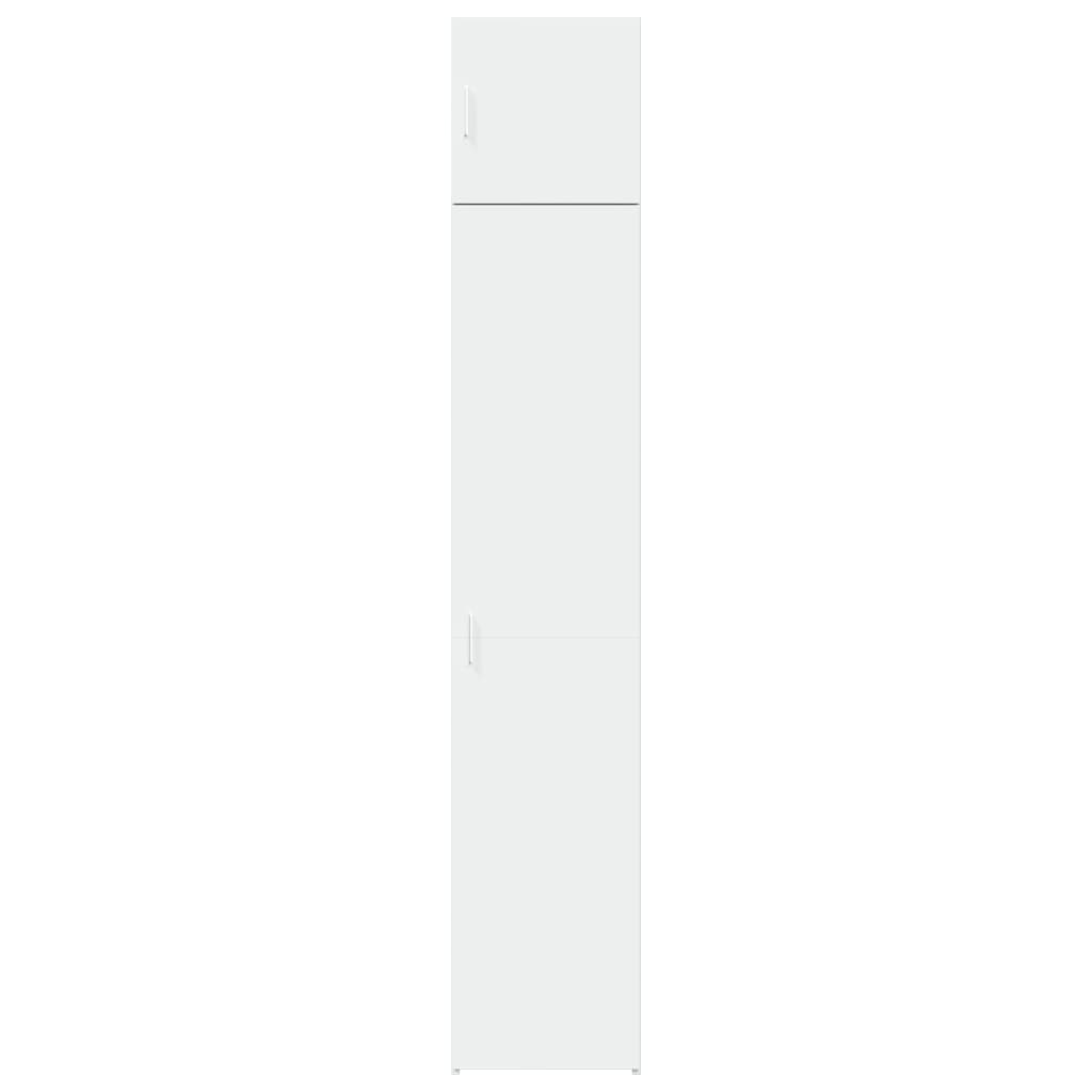Armoire de rangement mince blanc 40x42,5x225 cm - XIOS