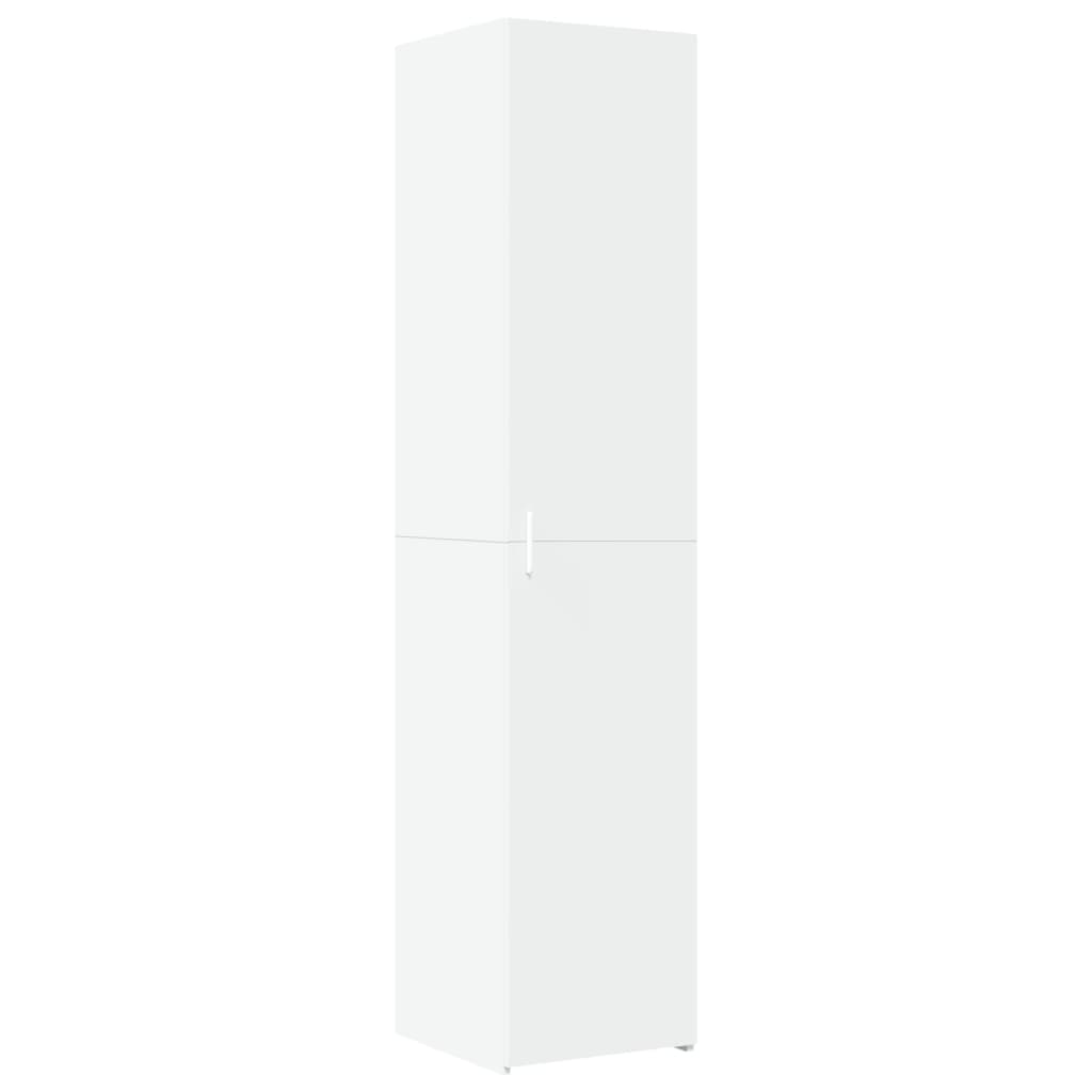 Armoire de rangement mince blanc 40x42,5x225 cm - XIOS