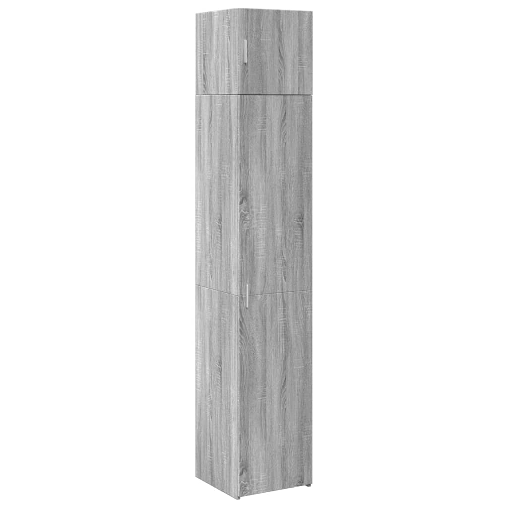 Armoire de rangement mince sonoma gris 40x42,5x225 cm - XIOS