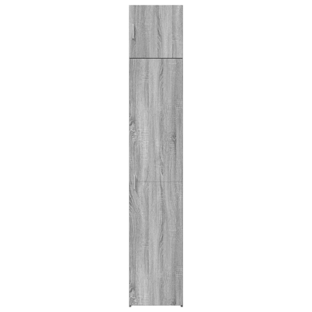 Armoire de rangement mince sonoma gris 40x42,5x225 cm - XIOS